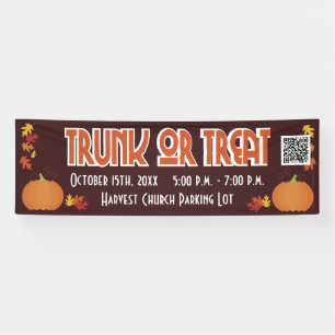 Banderoles Récolter le code QR Trunk or Treat