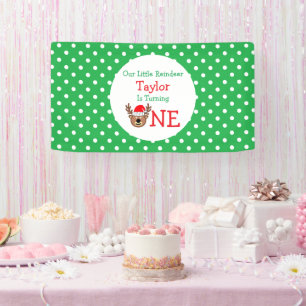 Banderoles Reindeer 1er anniversaire