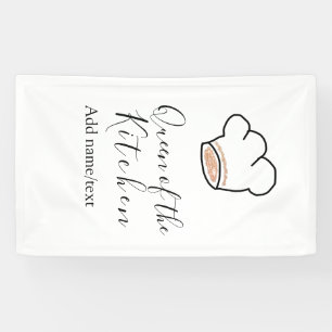 Banderoles Reine de la cuisine chef cuisinier ajouter nom cou