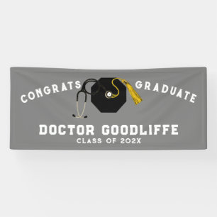 Banderoles Remise des diplômes de l'école de médecine