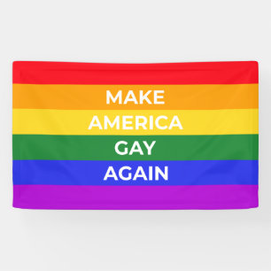 Banderoles Rendre l'Amérique gay