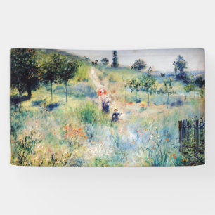 Banderoles Renoir - Chemin menant à travers l'herbe haute