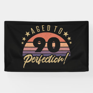 Banderoles Retro 90e Humour d'anniversaire