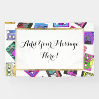 Rétro enregistreurs à cassettes modelés des années