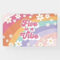 Retro Rainbow Five est une Vibration 5e Anniversai