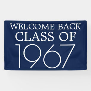 Banderoles Réunion de classe Retour de bienvenue