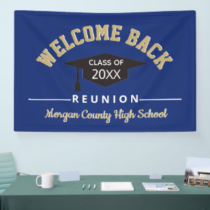 Banderoles Réunion de classe Welcome Back grand format