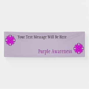 Banderoles Ribbon de Clover violet par Kenneth Yoncich