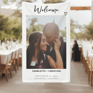 Banderoles Rien de fantaisie Juste l'amour Mariage de bienven