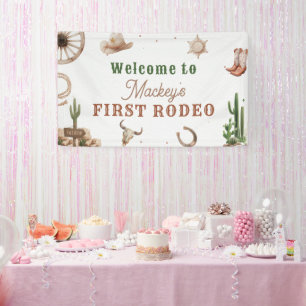 Banderoles Rodéo de cow-boy vintage occidental
