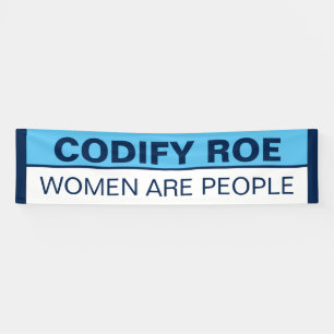 Banderoles Roevember Codify Roe Les femmes sont des gens
