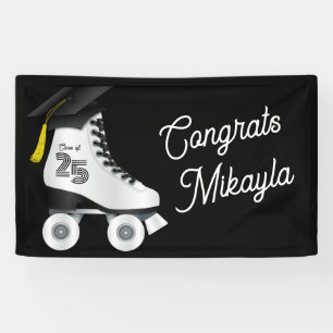 Banderoles Roller Skate Graduation Party patinoire