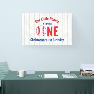 Banderoles Rookie Baseball 1er anniversaire