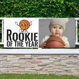 Banderoles Rookie De L'Année Basketball Vinyl Anniversaire