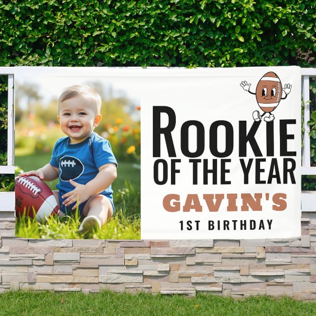 Banderoles Rookie De L'Année Football Vinyl Anniversaire (Créateur téléchargé)