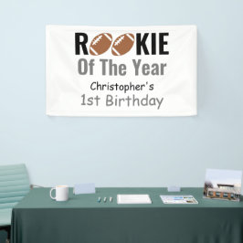 Banderoles Rookie Football 1er anniversaire