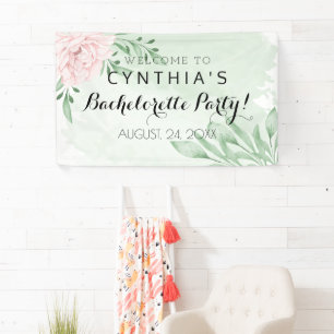 Banderoles Rose rose Eucalyptus Feuille ​ feuillage bachelo
