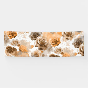 Banderoles Roses aquarelle 2