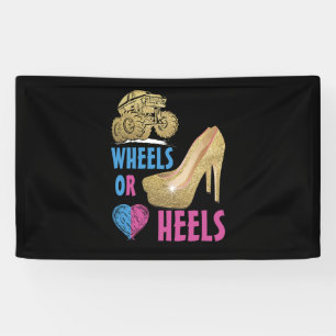 Banderoles Roues ou talons votre maman aime vous Genre Révé