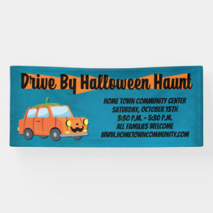 Banderoles Route De Halloween Haunt