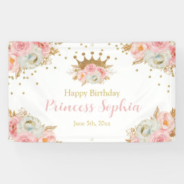 Banderoles Royal Princess Floral pink banner backdrop
