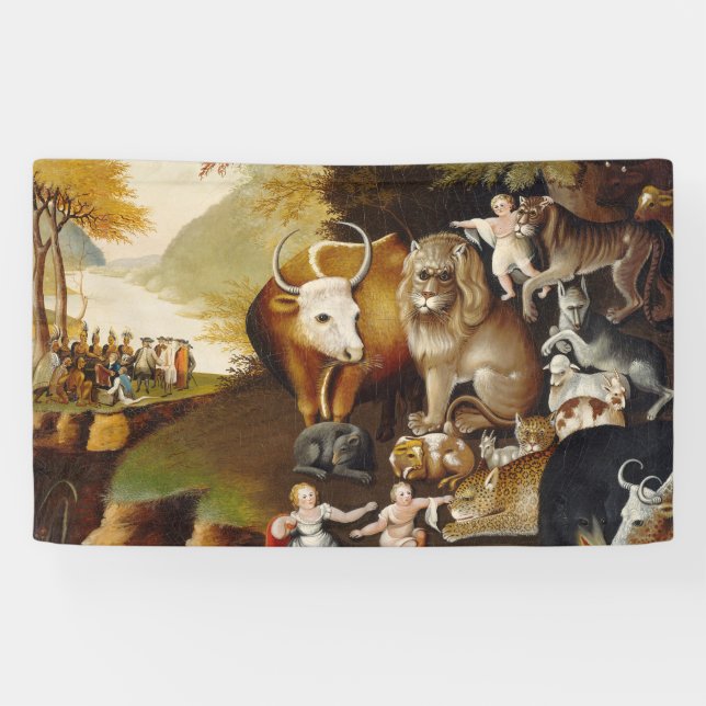 Banderoles Royaume pacifique Biche animal classique (Horizontal)