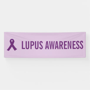 Banderoles Ruban de sensibilisation Lupus pourpre