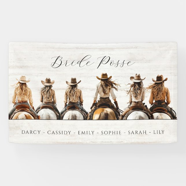 Banderoles Russe Mariée de fille de poule Posse Bachelorette  (Horizontal)