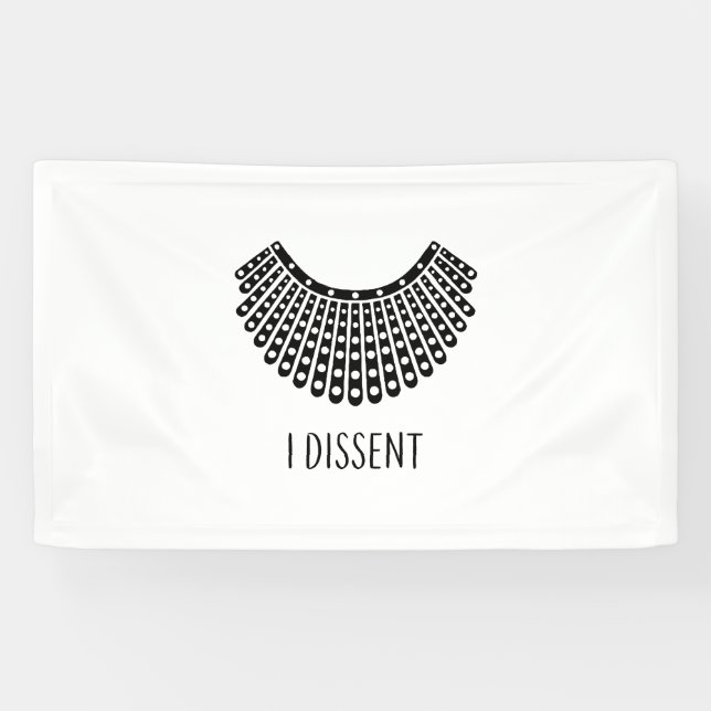 Banderoles Ruth Bader Ginsburg, RBG Dissidence Collective (Horizontal)