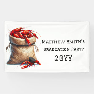 Banderoles Sack Of Crawfish Graduation Party