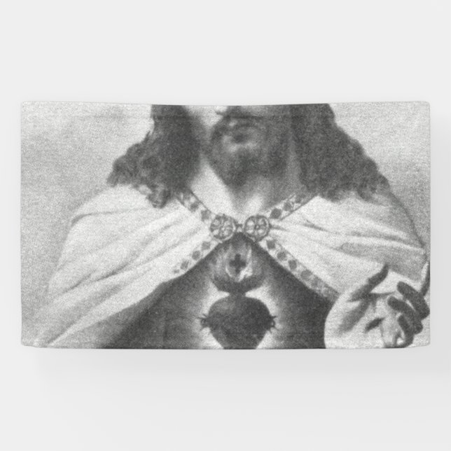 Banderoles Sacré Coeur De Jésus (Horizontal)