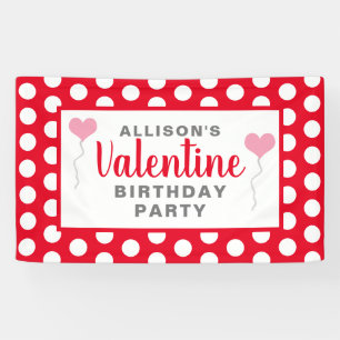 Banderoles Saint Anniversaire de fête de Saint Valentin Chie