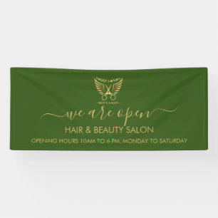 Banderoles Salon de beauté élégant moderne 6'
