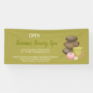 Banderoles Salon spa de beauté