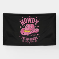 Salut 3ème année Cowboy Cowgirl Retour à l'école