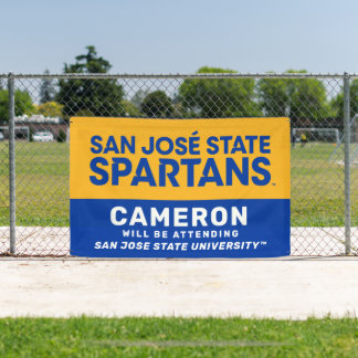 Banderoles San Jose State | Le diplômé sera présent