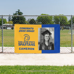 Banderoles San Jose State Spartans Félicitations diplômé