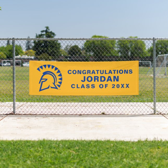 Banderoles San Jose State Spartans | Graduation (En situation)