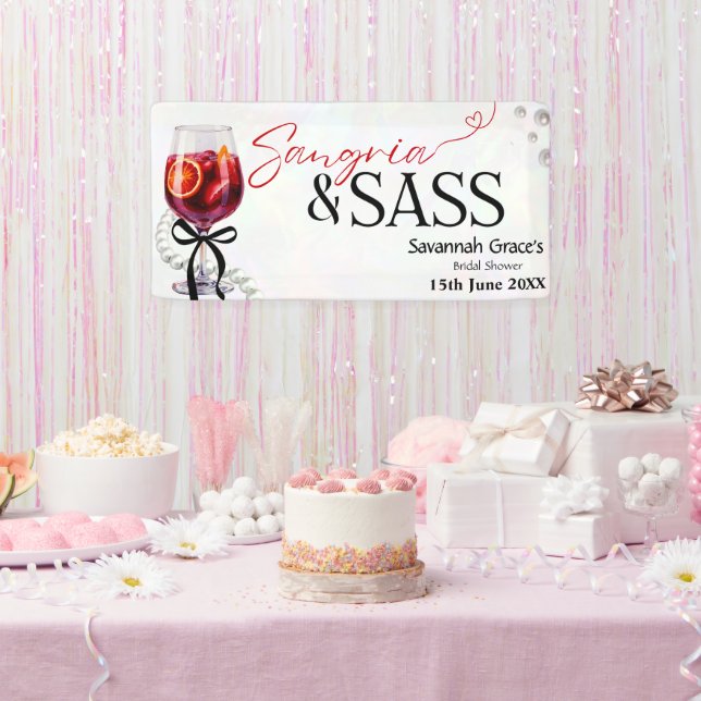 Banderoles Sangria & Sass (Fête)