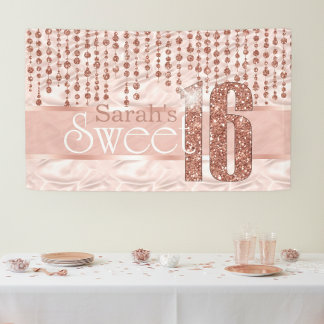 Banderoles Satin Jewel Sweet Seize Rose Gold ID260