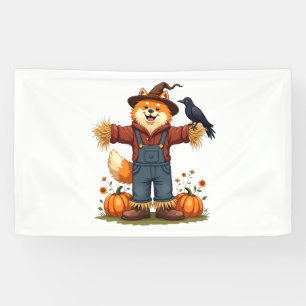 Banderoles Scarecrow Samoyé Dog