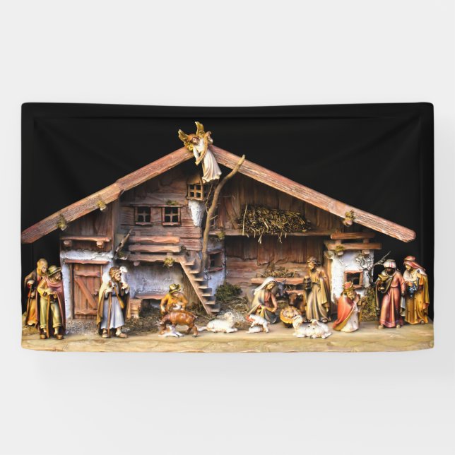 Banderoles Scène de Noël (Horizontal)