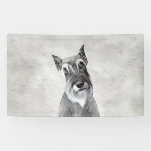 Banderoles Schnauzer (Giant) Peinture - Chien Art