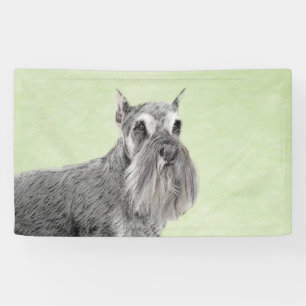 Banderoles Schnauzer (Giant, Standard) Peinture - Chien Art