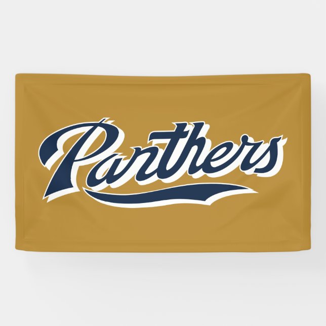 Banderoles Script de Panthers FIU (Horizontal)
