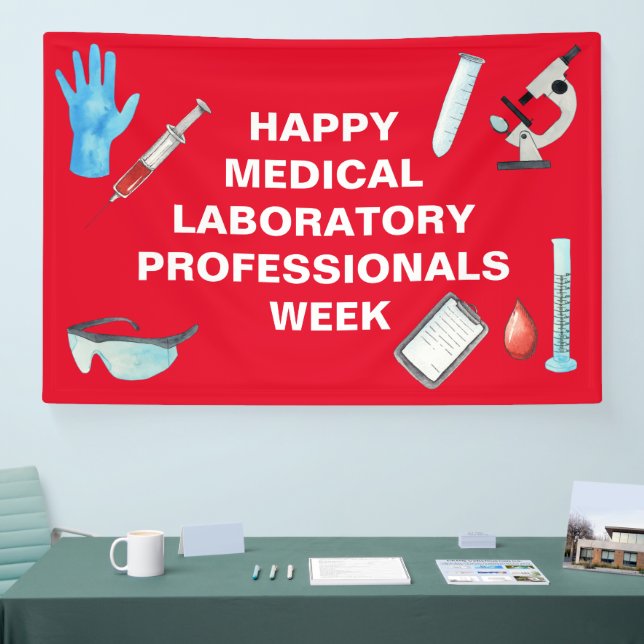 Banderoles Semaine de laboratoire professionnelle Médicale (Salon professionnel)