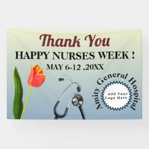 Banderoles Semaine nationale des infirmières Tulip & Logo Mer