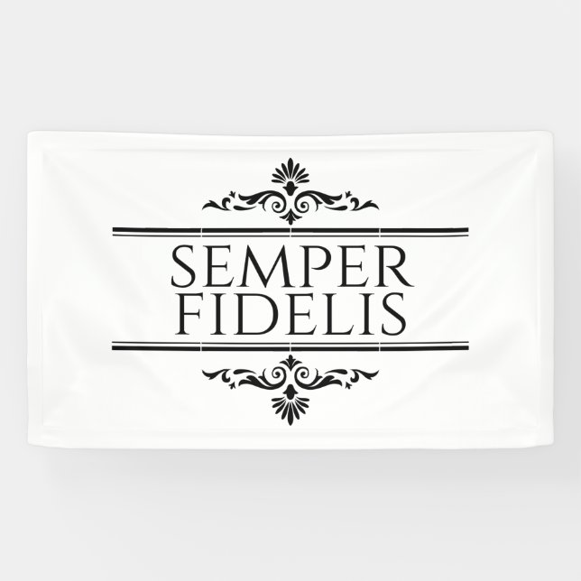 Banderoles Semper Fidelis (Horizontal)