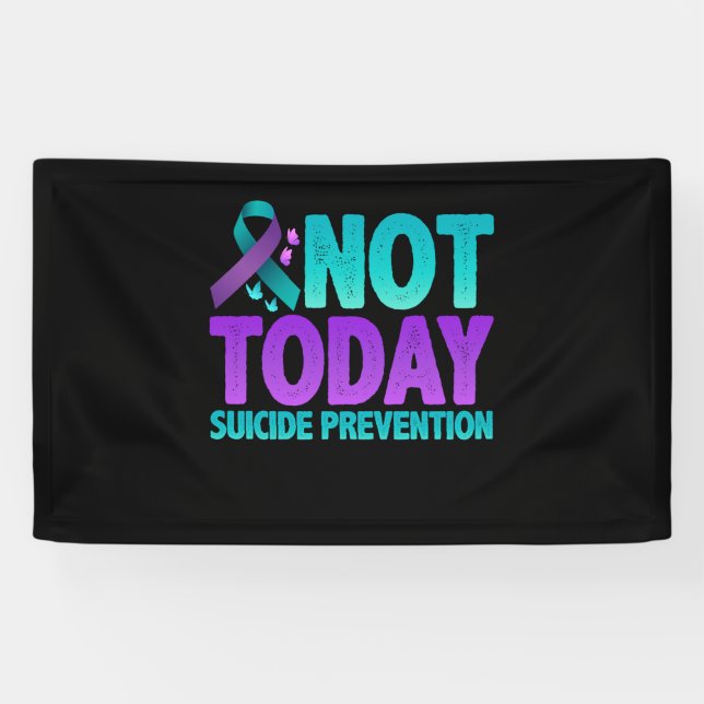 Banderoles Sensibilisation à la prévention du suicide (Horizontal)