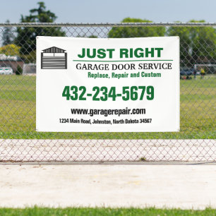Banderoles Service professionnel de portes de garage